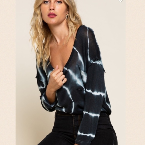 sewchicboutique Sweaters - Last one! Galaxy Navy Swirl Casual On the Go Sweater